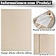 SZMMG Leder Reparatur Set Beige, 2er Kunstleder Reparaturset Lederflicken Selbstklebend, 20x28cm Kunstleder Selbstklebend, Leder Patch kit für Leder Restaurierung Risse Löcher, Autositze, Sofas