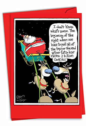 A Billion CookieNX}XJoke Greeting Card 1 Christmas Card & Envelope (SKU:5721)