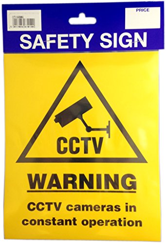 Preisvergleich Produktbild Castle CCTV Großer Warn-Aufkleber