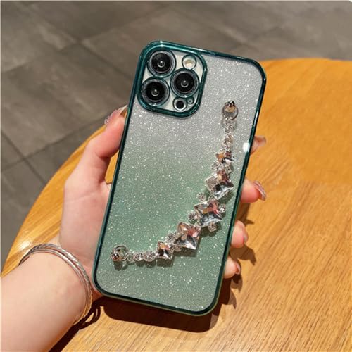 Étui iPhone 12 de luxe plaqué avec strass diamant brillant ENILSA