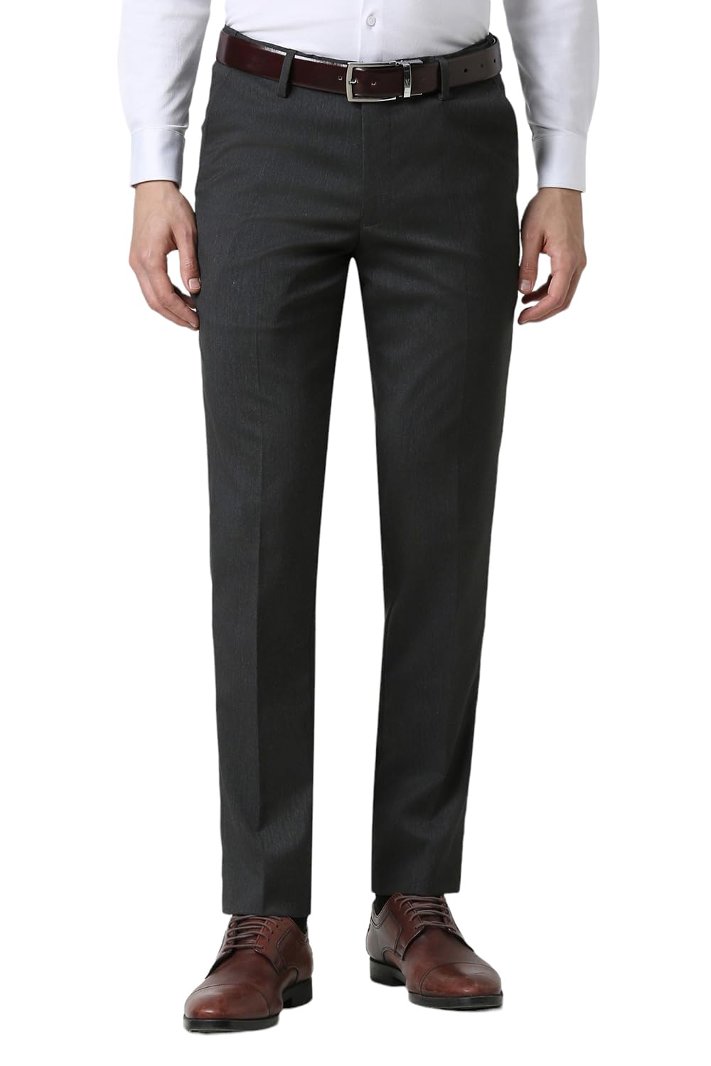 peter england Men Work Regular Fit Utility Pants-picture-34