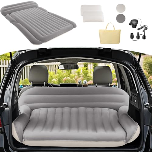 KMZ SUV Air Mattress Thickened Double Flocking Camping Mattress Car Bed