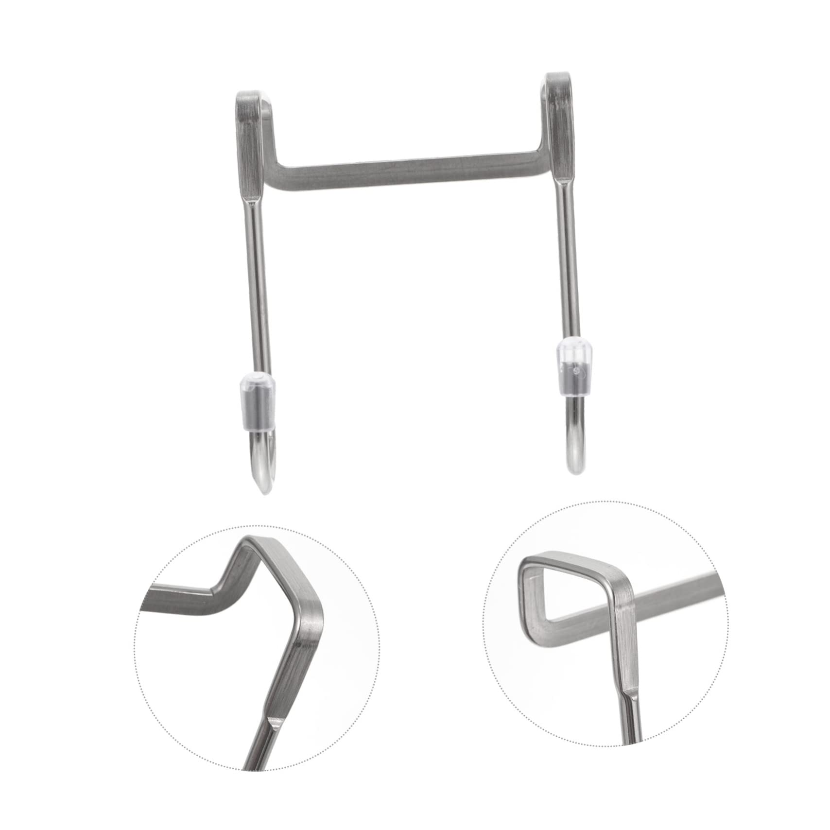 VASDEV 15 Ganchos de Acero Inoxidable para Montaje en Pared, Perchero de Ropa, Ganchos de Metal, Colgador de Taza de café, Gancho sin Perforaciones, Ganchos de Pared para baño, Colgador t