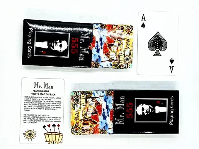 WIZERDY MR. Man Marked Deck Magic Playing Cards (Set of 2) | Easy