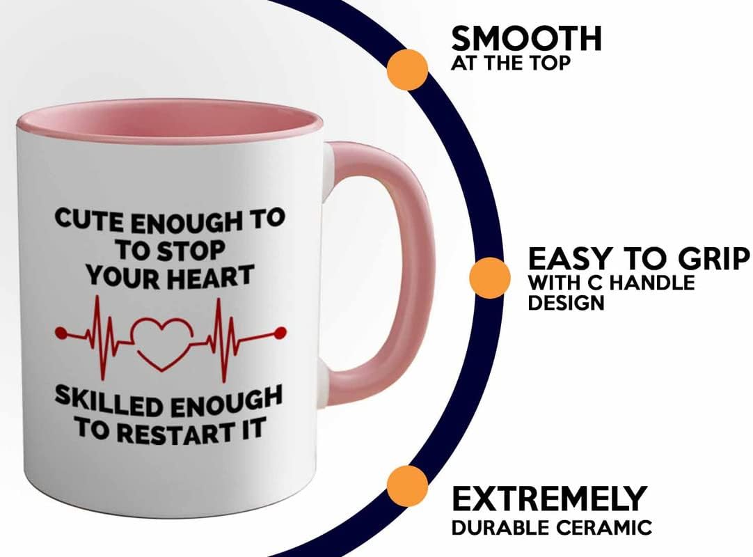 Pharmacist Two Tone Pink Edition - Enough Stop Heart - Nurse Doctor Chemist Pharmacy Technician Patient Practicioner Laboratory Research Technologist