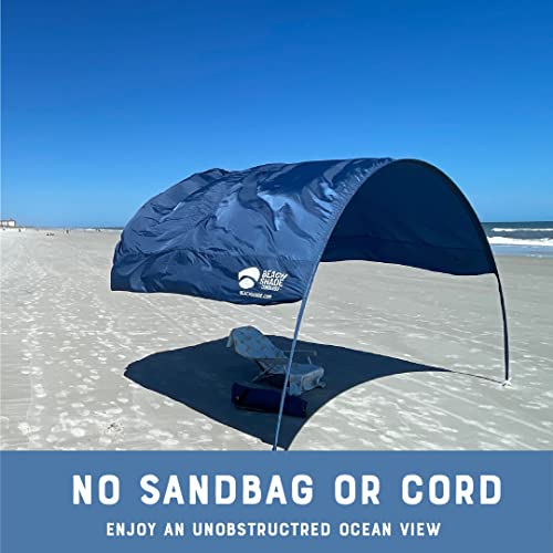 Original Beach Shade Cordless - Windproof Beach Umbrella Sun Shelter - Portable Beach Shade Canopy Tent With Easy Setup - Lightweight Sun Shade For Beach, Wind Sail Protection, And Outdoor Activities #TOP6