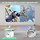 [Netflix-zertifizierter & Elektrischer Focus] Beamer 20000L 1080P Mini Beamer mit WiFi & Bluetooth Projektor mit 210° drehbarer Stand, Automatische Trapezkorrektur, Staubfilter & Wärmeableitungssystem