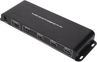 Switch HDMI 2.1, High Speed 40Gbps 4 Em 1 Out 8K HDMI Switcher Splitter Support 8K 60Hz, 4K 120Hz, 4 Port HDMI Switcher Selector with Remote for PS4 Pro, for Xbox, for Fire TV (plugue americano)