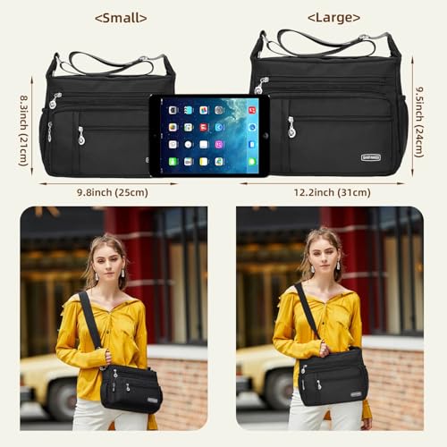 Crossbody Bag for Women,Multi Pockets Cross Body Purses for Women, Ladies Shoulder Bag, Travel Purses and Handbags2