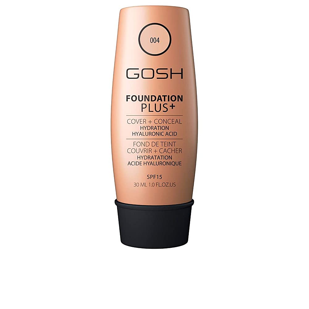 GOSH Foundation Plus+ 004 Natural, 30 ml
