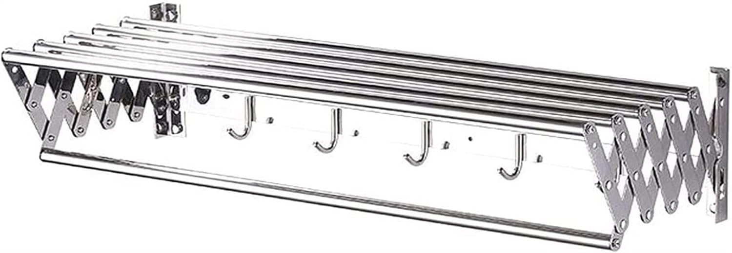 Folding Clothes Drying Rack Airer Wall Mounted Towel Rail