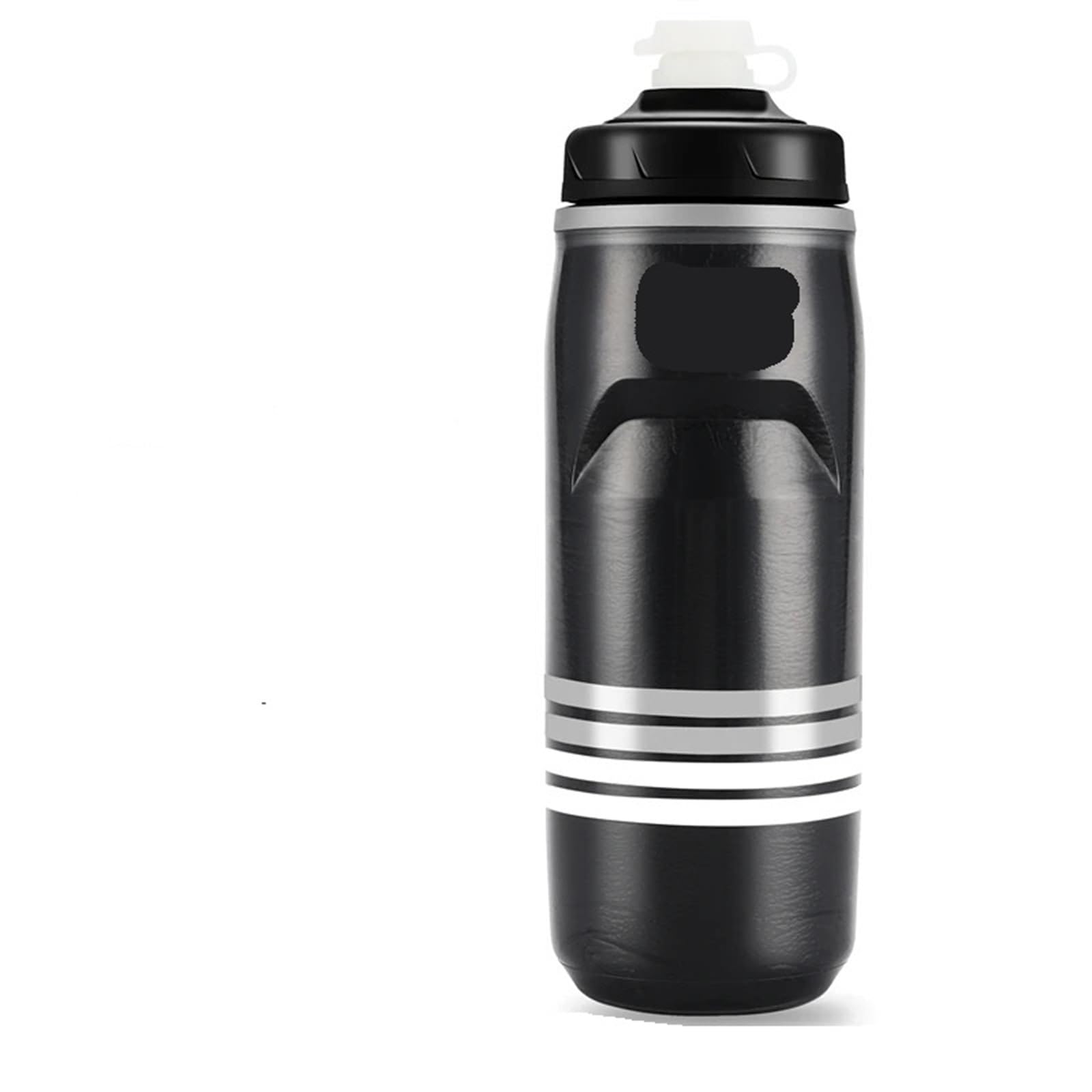 QuxetlRyz Sports Water Bottle Insulated Bicycle Water Bottle 620ml Heat/Cold Preservation Cycling Sports Running Fitness(Black)