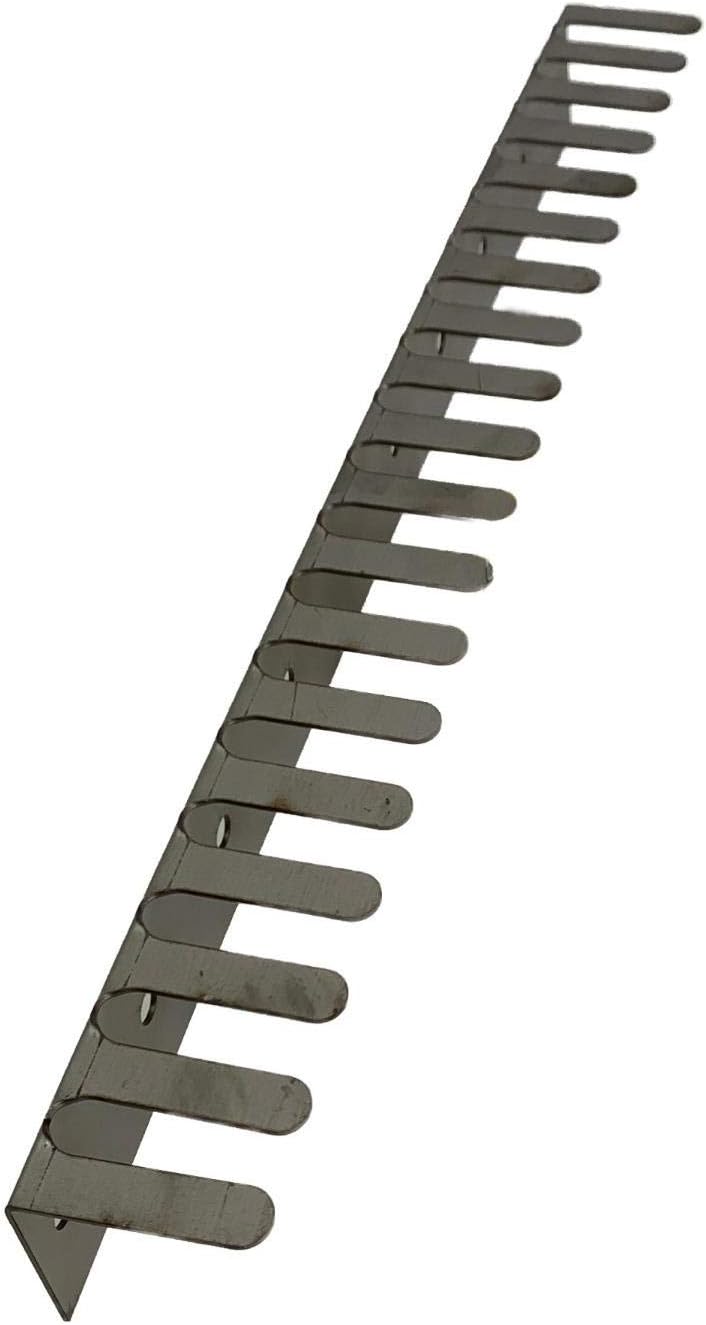 Heavy Duty Stainless Steel Flexible Fire Pit Support Flange Ledge Installation Collar for Gas Burners (4 Pack)