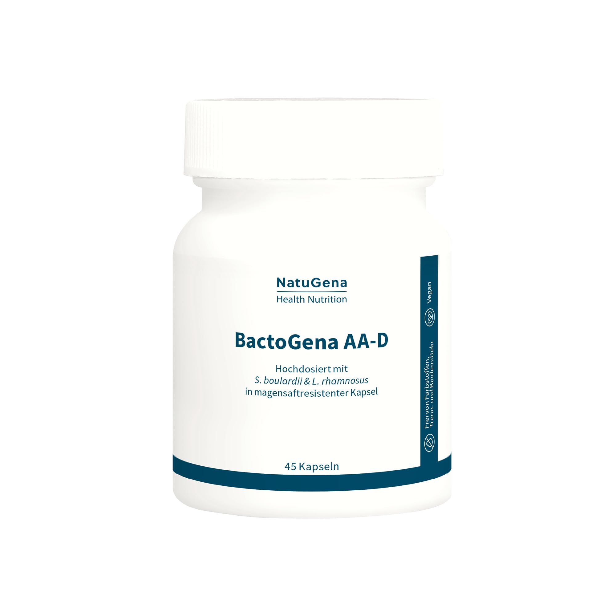 NatuGena BactoGena AA-D – 5 Stämme Bakterien-Mischung | 45 Kapseln