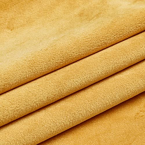 Nini All Decorative Throw Pillow Covers Velvet Soft For Couch Sofa Bedroom Living Room Outdoor Pack Of 2 18X18 Inch Yellow #TOP5