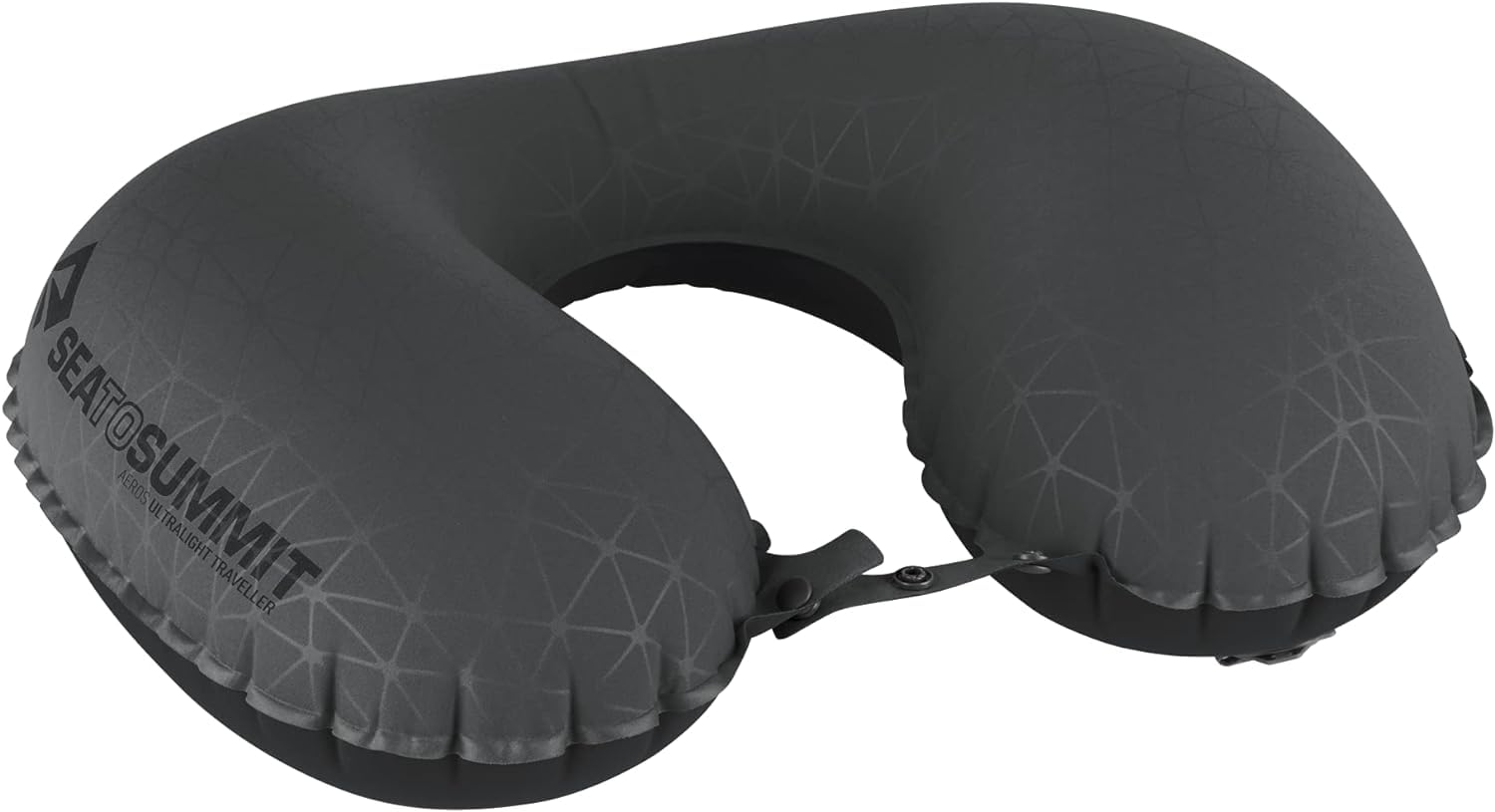 Sea to Summit - Aeros Premium Lendenkissen - Aufblasbares Stützkissen - Entlastung des unteren Rückens - Polyestergewebe 50D - Kompakte Reisetasche - Arbeit, Reisen & Autofahrten - Grey - 70g