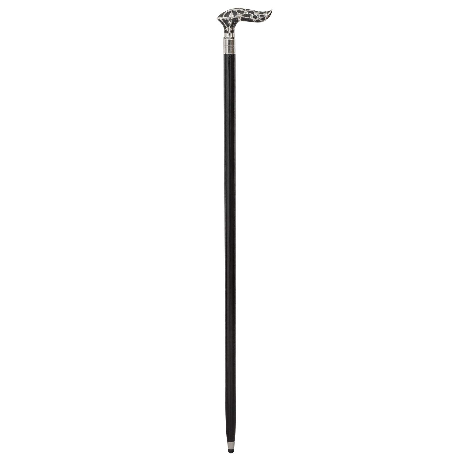 aubaho Bastón Palo para pasear bastón de Senderismo Metal Madera Estilo Antiguo 94cm