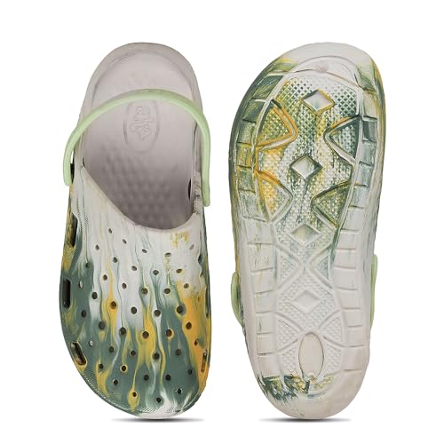 Image of Liberty A-HA LPMXT-961E Casual Clog for Men | Slip-On Slingback Clogs for Walking & Outdoor Use | Solid Pattern, Trendy Stylish Fashionable Sandals with Comfortable and Lightweight Home Footwear
