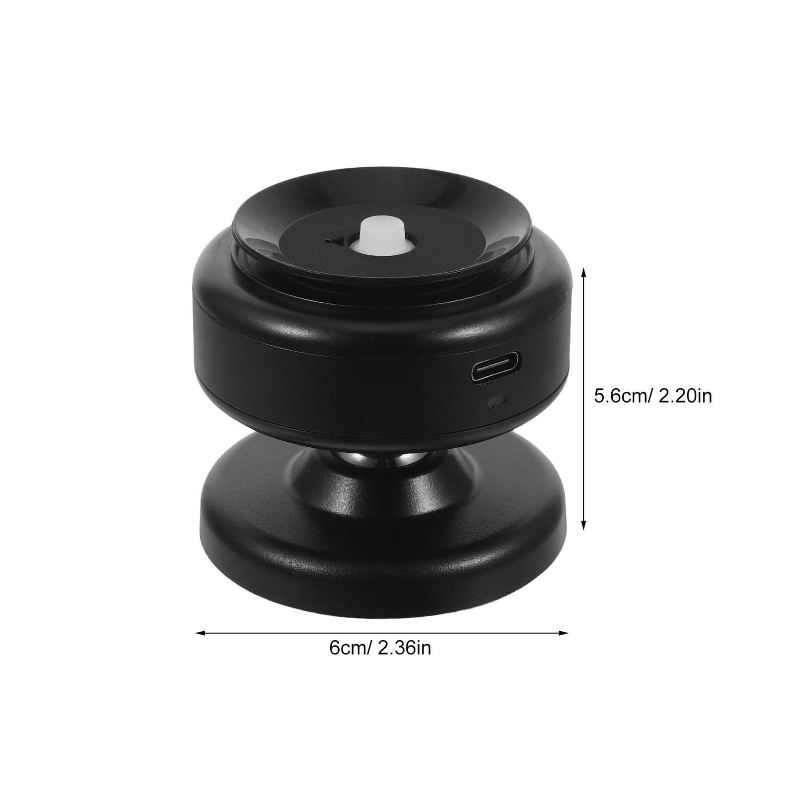 Ciieeo Supporto Telefono Auto Ventosa Supporto Auto Magnetico per Smartphone Dock con Multi-angolo Compatibile con Vari Dispositivi Materiale Plastico Resistente