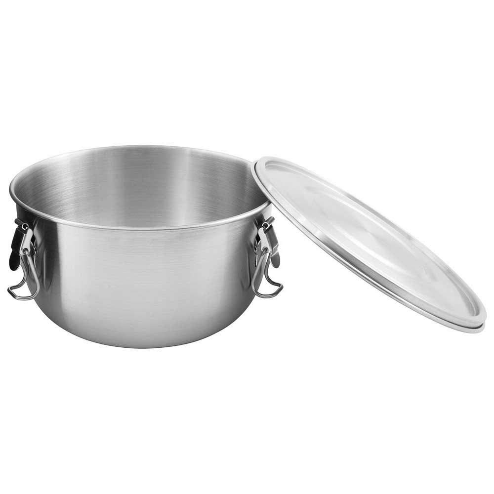 Tatonka Edelstahldose Foodcontainer - Essensbehälter mit Deckel, Clip-Verschlüssen - 0,75L / 1L / 1,5L / 2L Volumen - unzerbrechlich, schadstofffrei, spülmaschinenfest