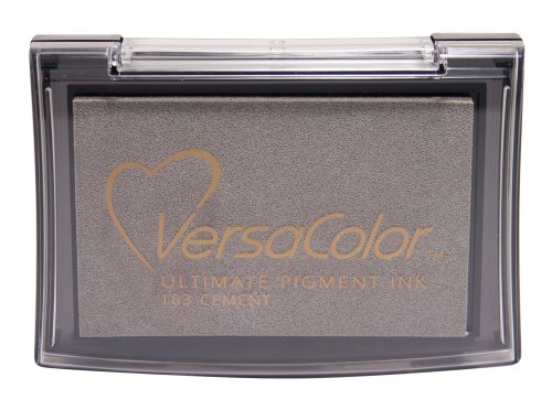Tsukineko Full-Size VersaColor Ultimate Pigment Inkpad, Cement