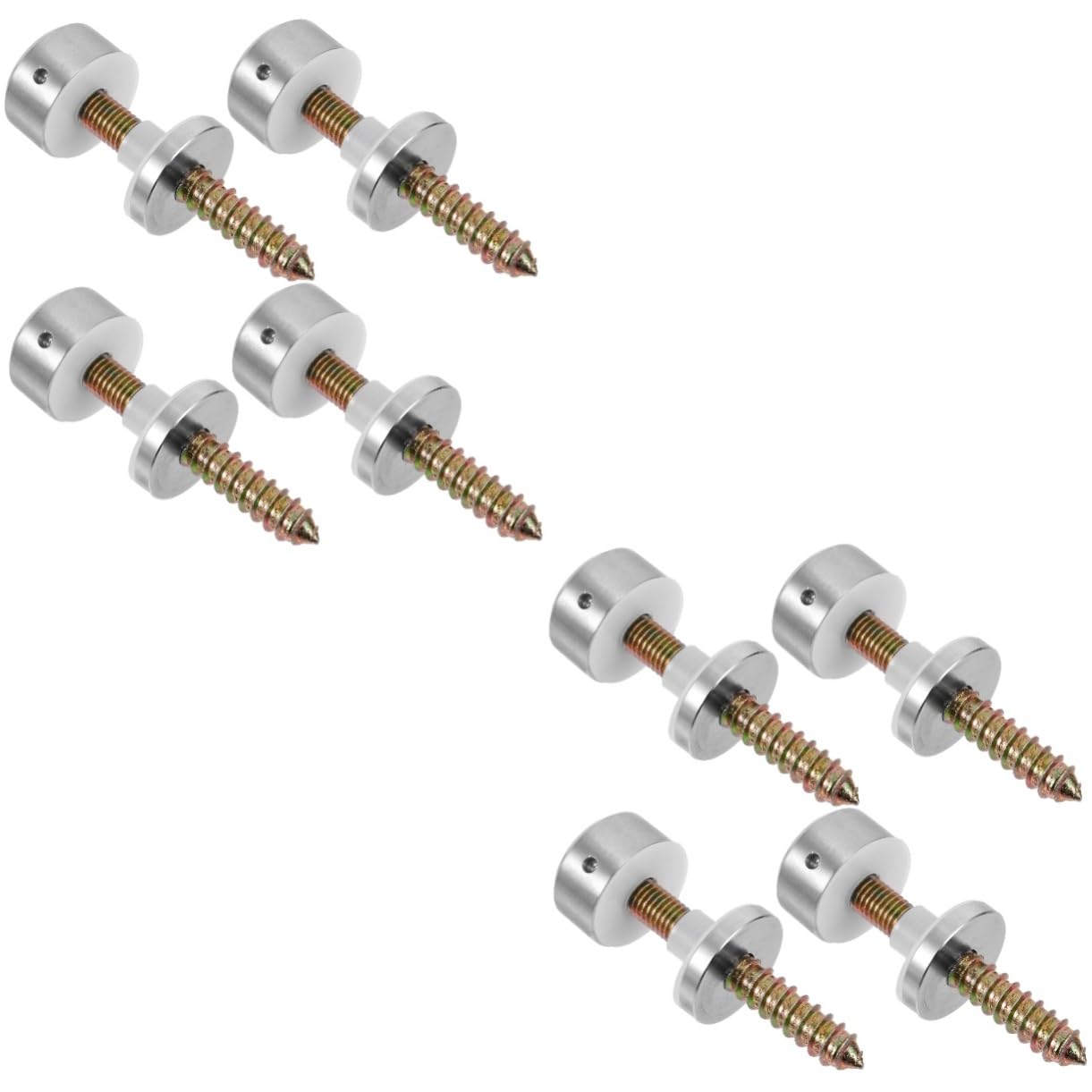 Fixations pour verre NUOBESTY : 8 supports de garde-corps d'escalier