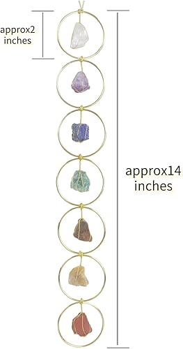 Miniatura 2 de Adornos colgantes hechos a mano con piedras preciosas naturales, 7 chakras, de cristal, Feng Shui, adornos para decoración del hogar, decoración de
