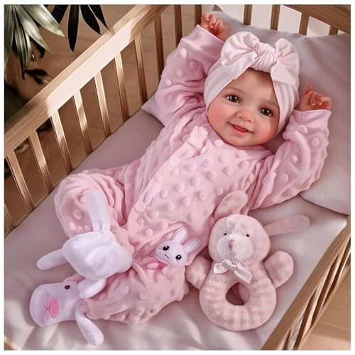BABESIDE Reborn Baby Dolls Sunny - 17 Inch Cute Realistic...