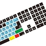 HRH Davinci Resolve Shortcut Hotkey Silicone Keyboard Cover Keypad Skin for Magic Keyboard with Numeric Keypad A1843 MQ052LL/A Released in 2017/2018(US/EU Layout)