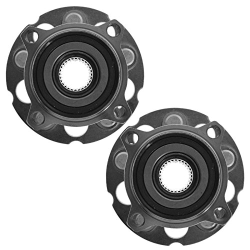 Image of TRQ Rear Left and Right Wheel Bearing and Hub Assembly Set 2 Piece Compatible with 2007-2012 Acura RDX 2017-2018 RDX AWD 2007-2011 Honda CR-V 4WD