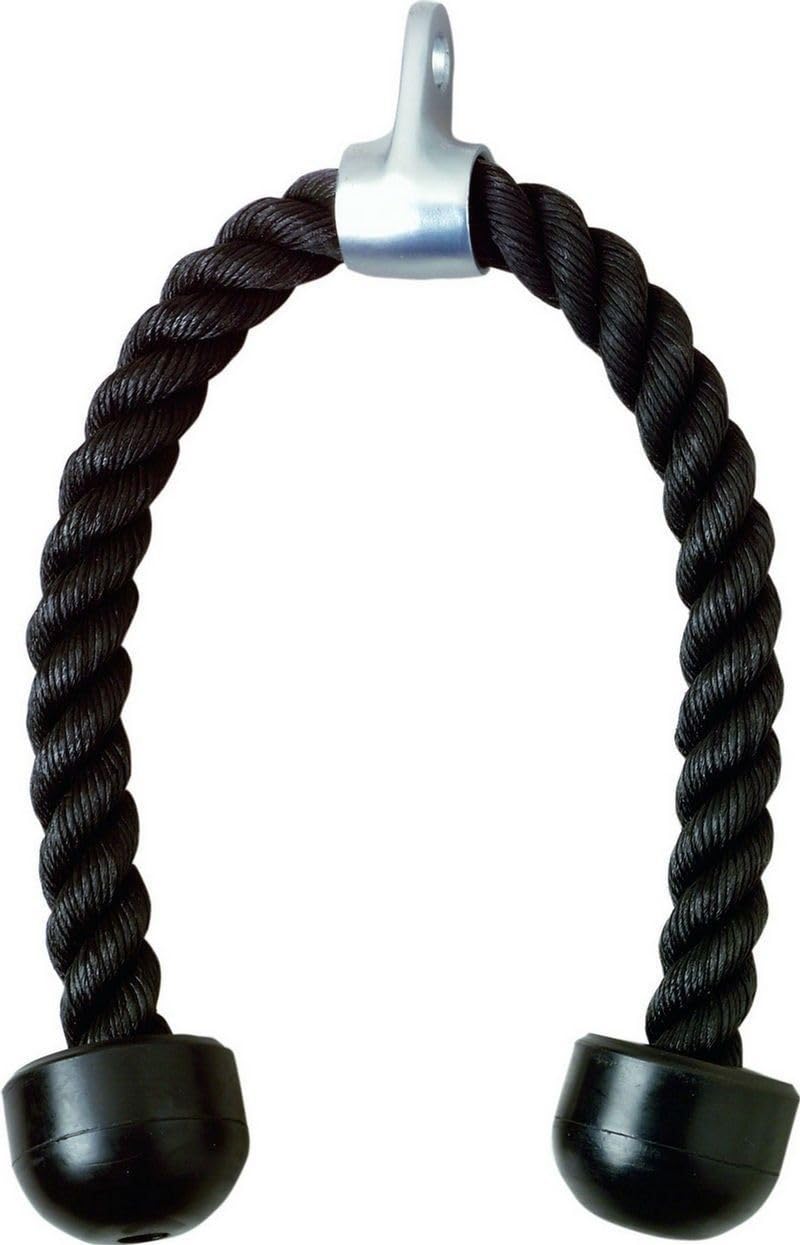 Black Color Bisecps, Triceps Rope Triceps Bar (Black)-image-47