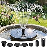 Olutula Solar Bird Bath Fountain, 2026 Upgraded Solar...