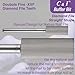 C & I Nature Nail Buffer Nail Drill Bit XXF Efile Small Barrel Diamond File-Teeth Safe for Nail Beauty Fans or Nail Techs Do Nail Art Preparation & Prep Nail Bed at Home or Nail Salon Double Hand Use