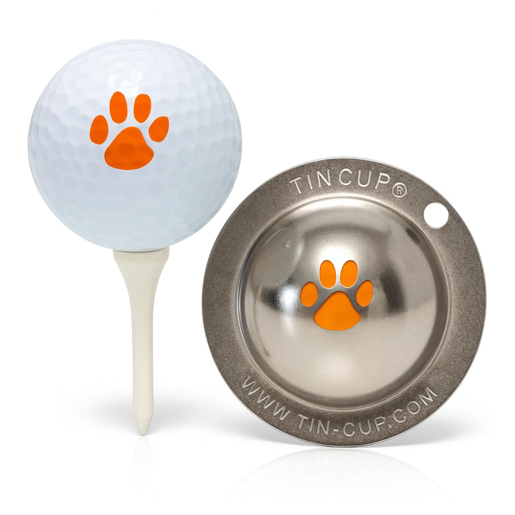 Tin Cup Golf Ball Marker Stencil
