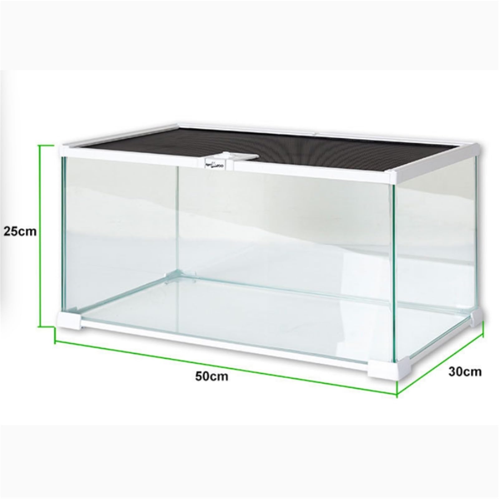 Cage à Hamsters Cage à Hamster Grand Espace en Verre Transparent Design Minimaliste