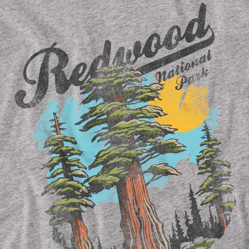 Redwood National and State Parks Vintage Kids T Shirt for Youth Toddler Boys and Girls3