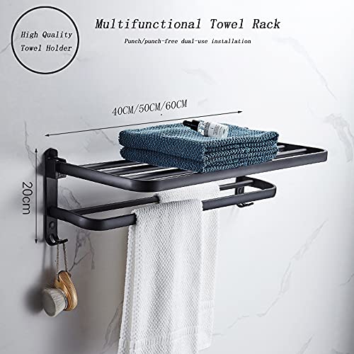 Toalla de pared con 2 riel fabricado en aluminio de espacio con diseño elegante 3