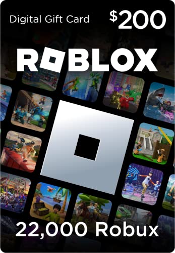 Roblox Digital Reward Card – 22,000 Robux [Includes Exclusive Virtual Item] [Online Game Code]