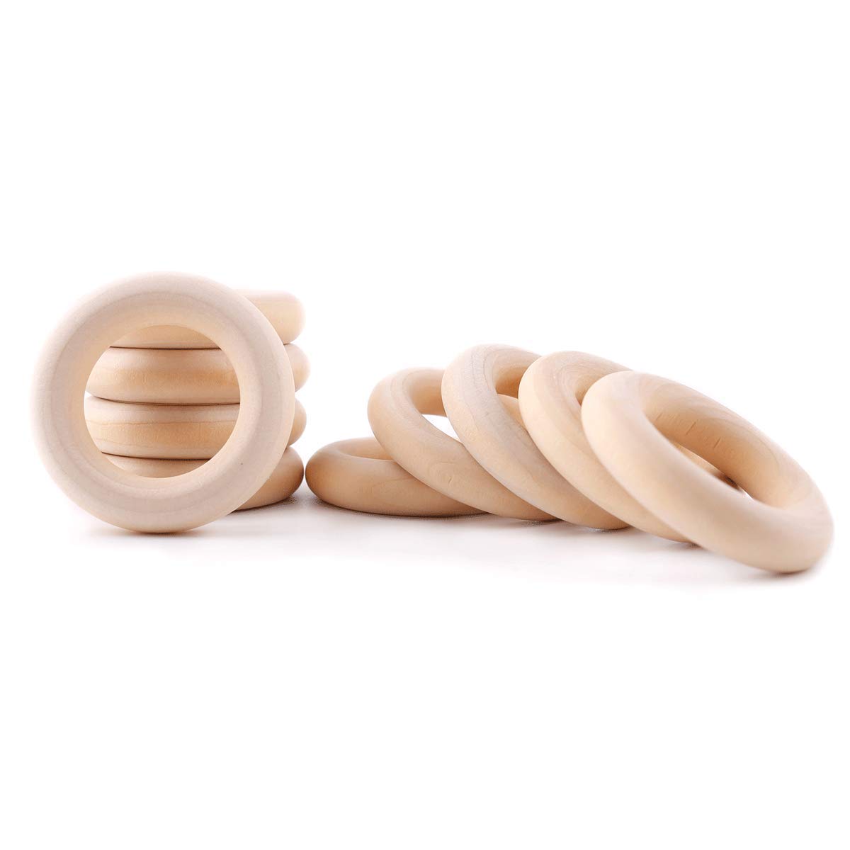 Amazon.co.jp: Baby Firstlook 木製リング ウッドリング 無塗装 40mm