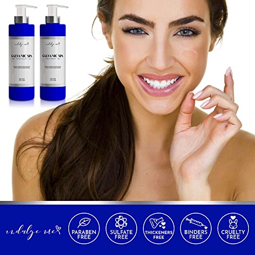 Galvanic Gel Set – 2 Set Pre & Treatment Gels, Specially Formulated To Be Used With Galvanic Home Devices, Primer And Leave On Gels, Marigold, Vanilla, Seaweed, Niacinamide, Vitamin E, Arginine More #TOP5