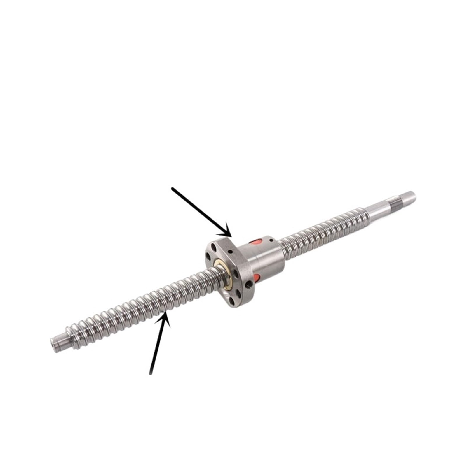 Husillo de Bolas CNC de Movimiento Lineal Tornillo de Bola de Rodillo en frío SFU1204 de 150 mm a 800 mm con Tuerca de Bola Simple 1204 (Size : 300mm)