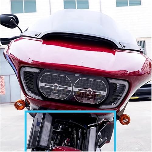 Phares pour moto Road Glide CVO double faisceau et clignotants teintés - 3