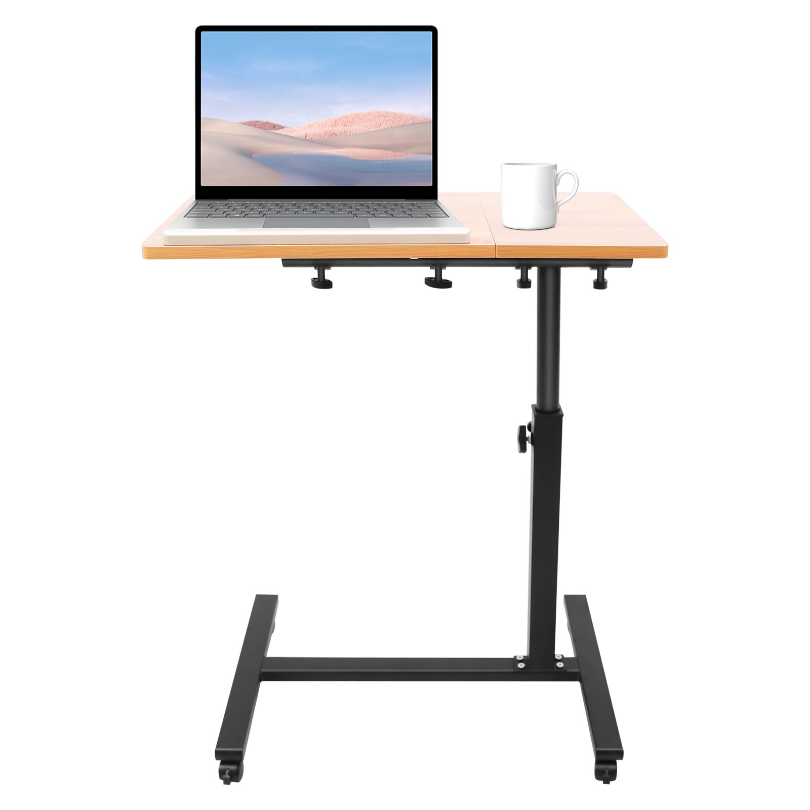23 62 x 13 58 in Mobile Standing Desk 4 41-11 02LBS Cart Rolling Desks Height and 360