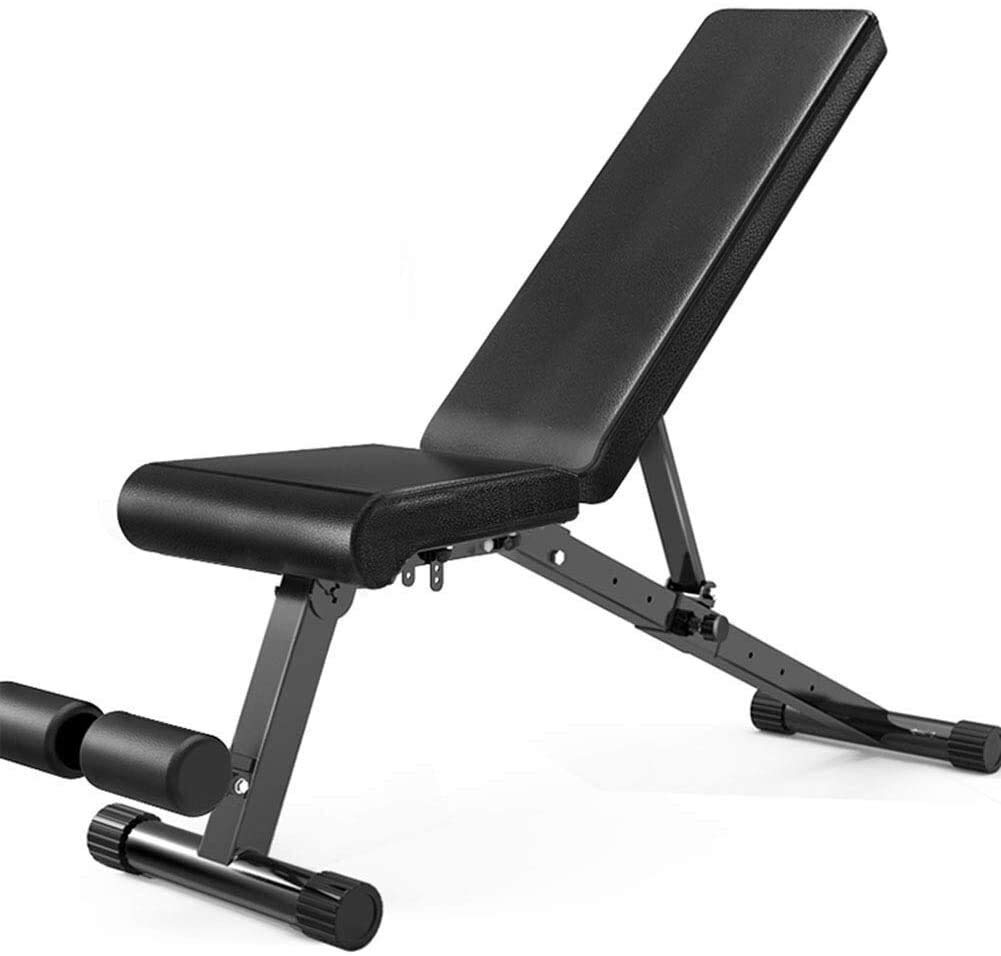 suge Weight Bench Adjustable Training Weight Sit Up Bench for Full Body Workout Heavy Duty Adjustable, Flat Incline Decline Multiuse Exercise