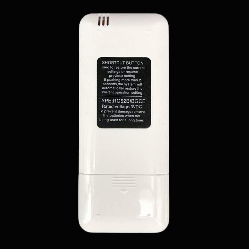 Ochoos - Telecomando per condizionatore d'aria A/C RG52B/BGCE RG52A2/BGEF per climatizzatore Midea RN02A/B RG52B/BGCE Uzaktan Kumanda