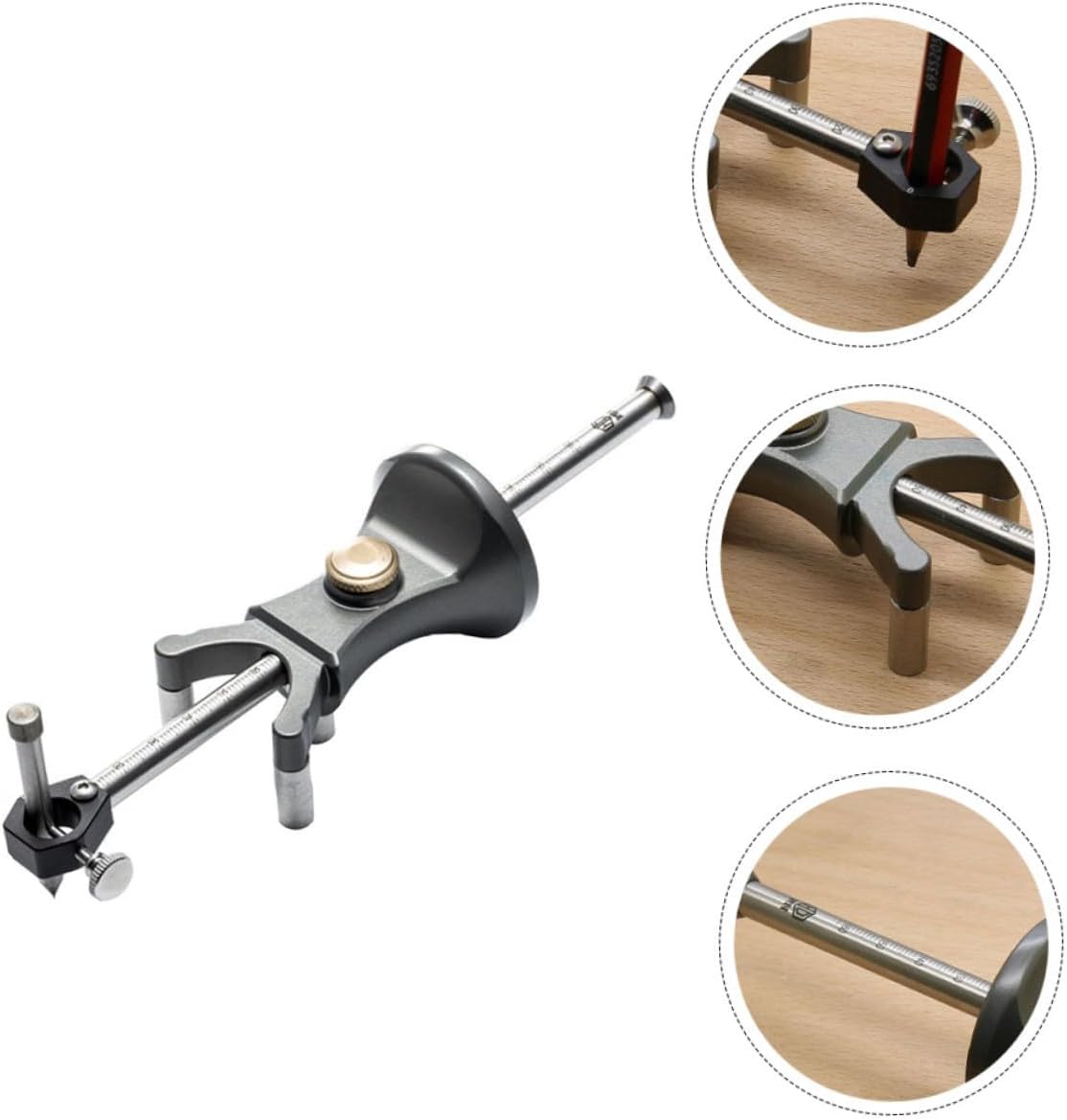 Woodworking Scribe Tool Wheel Marking Gauge for Drawing Durable Multi-purpose for Diy Projects and Professional Use
