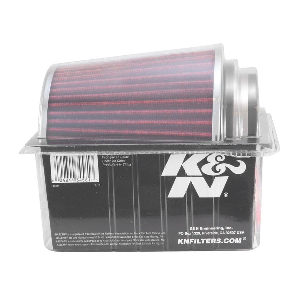 K & N rg-1001rd-l KFZ und Motorrad Universal Chrom Filter