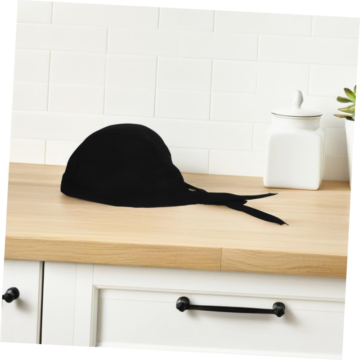 NOLITOY 12 Piezas Gorros Cocina Unisex Japoneses Negro Transpirables Sombreros Chef Cómodos para Restaurante y Servicio
