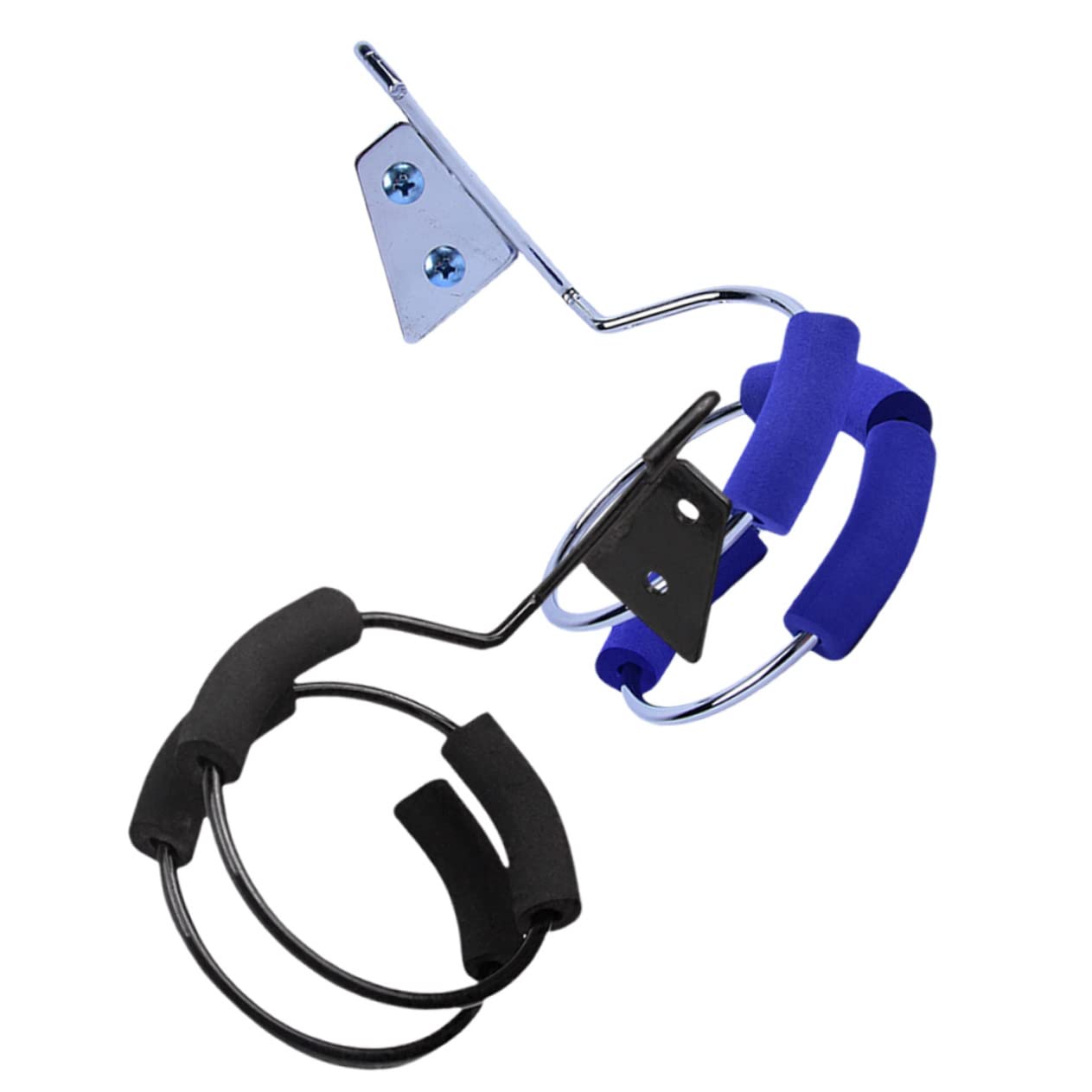 VALICLUD 4 Sätze Haartrocknerhalter Lockenwickler Föhnhalter Aus Metall Wandregal Für Haartrockner Hängeregal Halter Für Haartrockner Fönständer Rostfreier Stahl 2 Stück * 4