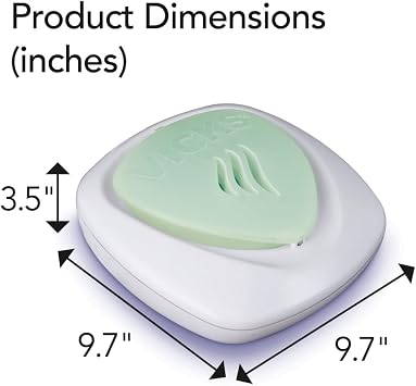 Vicks Waterless Menthol Vaporizer for Adults, 5 Pads